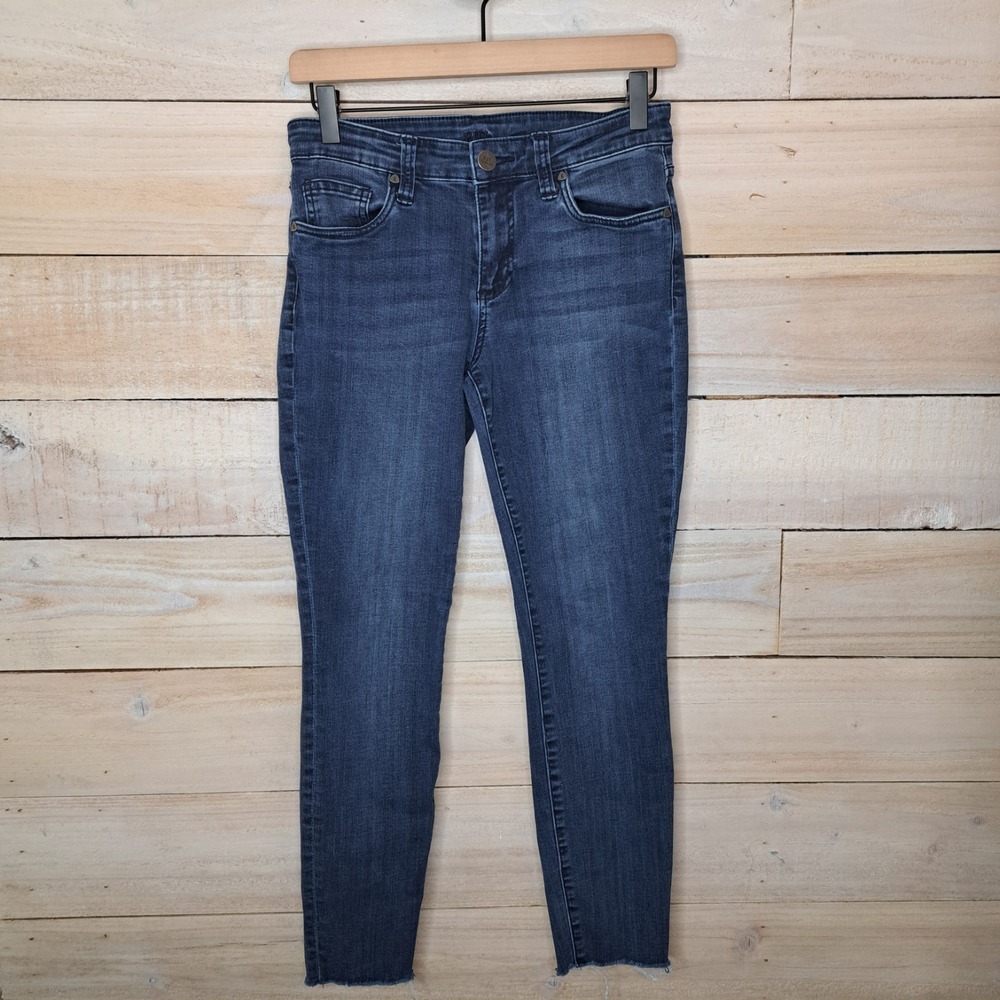 Americana Edgy Casual Kut From the Kloth Connie Jeans Women's Size 4 Blue